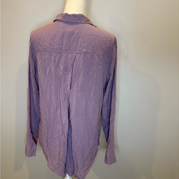Workshop Republic Clothing Lavender Blouse Large preloved - Picture 2 of 4